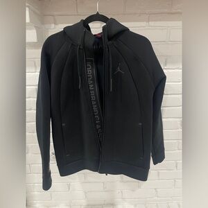 Jordan Brand Classic Full Zip Hoodie Jacket Black Size Large NYC BK 2018 Brookly